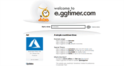 Desktop Screenshot of e.ggtimer.com